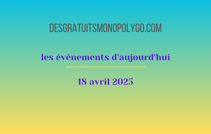 18 avril 2024